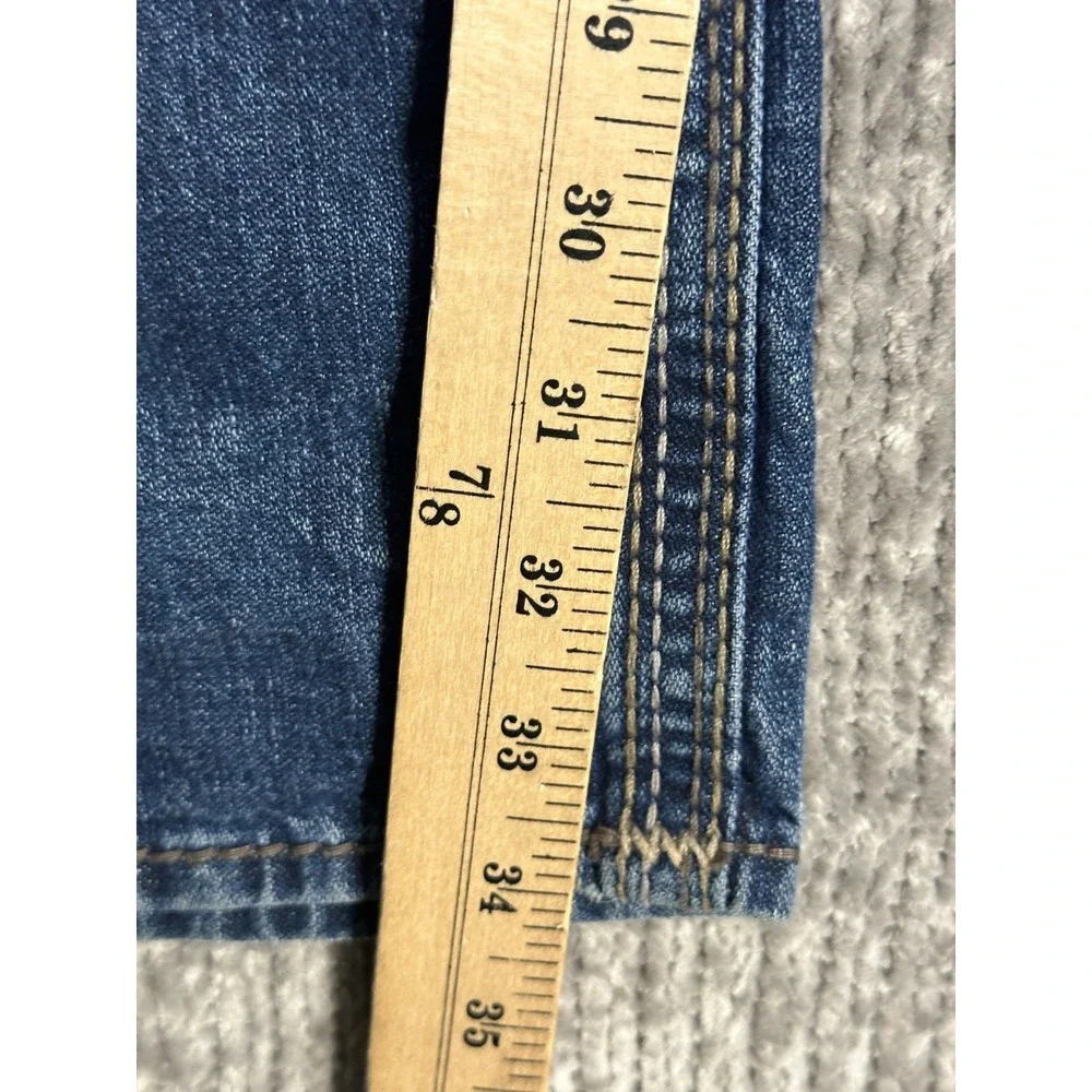 True Religion Jeans Men 42x34 Ricky Big QT Dark Wash Y2K Stitched Denim
